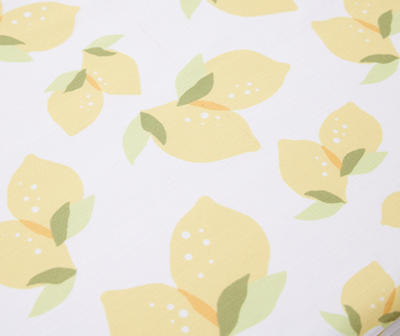 Painterly Lemon Fabric Napkins, 4-Pack