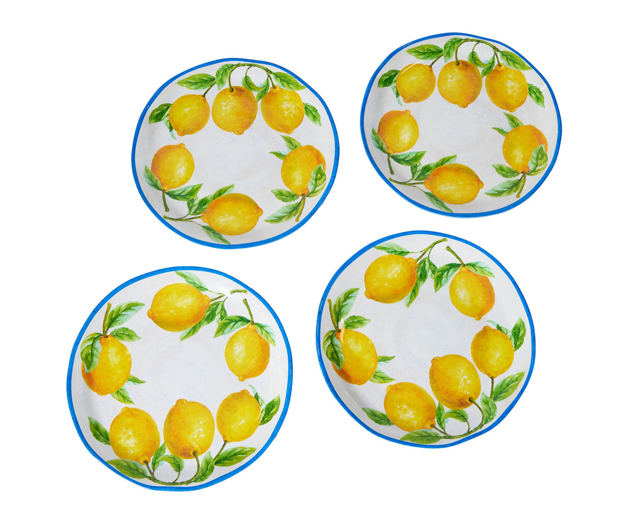 Lemon melamine plates best sale