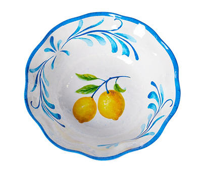 Capri Lemon Melamine Serving Bowl
