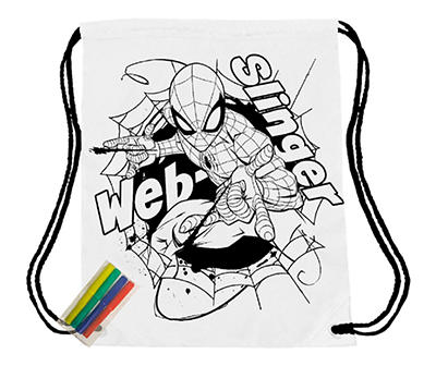 Spider-Man Coloring Cinch Bag