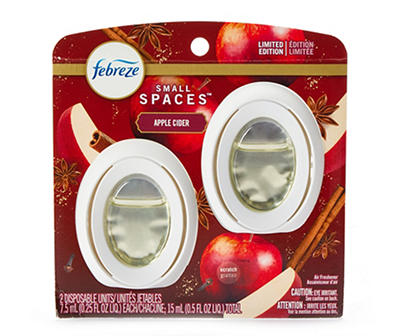 Apple Cider Small Spaces Air Freshener, 2-Pack