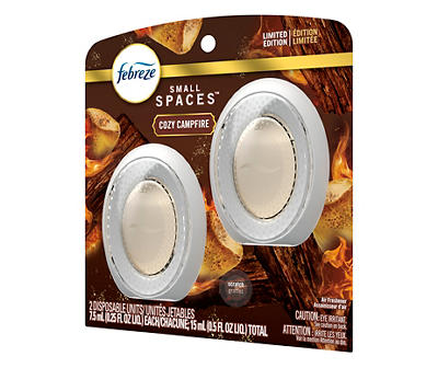 Cozy Campfire Small Spaces Air Freshener, 2-Pack