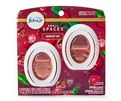 Cranberry Tart Small Spaces Air Freshener, 2-Pack