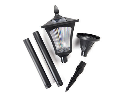 44.5" Adjustable Color-Changing LED Solar Pathway Light