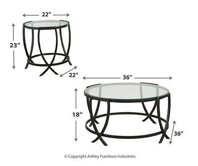 Tarrin 3-Piece Occasional Table Set