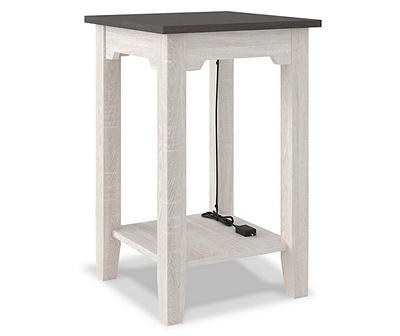 Dorrinson Chairside End Table with USB Charging