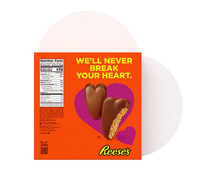 Peanut Butter Hearts Valentine's Candy Box, 28.8 Oz.