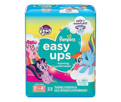 Size 3T-4T My Little Pony Easy Ups Training Underwear, 22-Count 