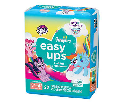 Size 3T-4T My Little Pony Easy Ups Training Underwear, 22-Count 