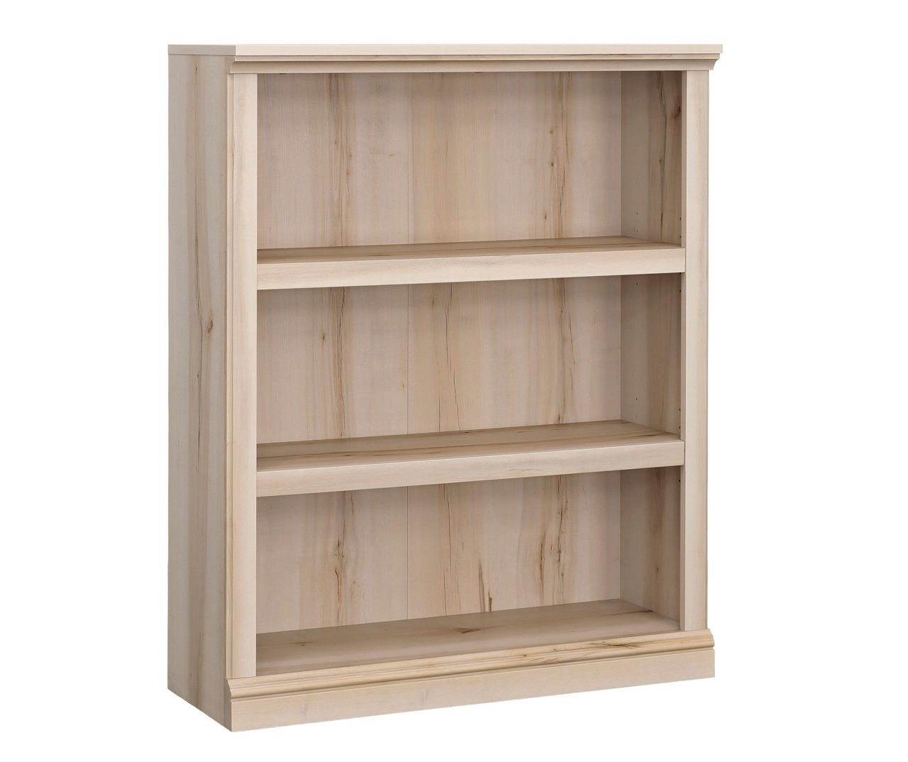 Sauder Pacific Maple 3 Shelf Bookcase Big Lots