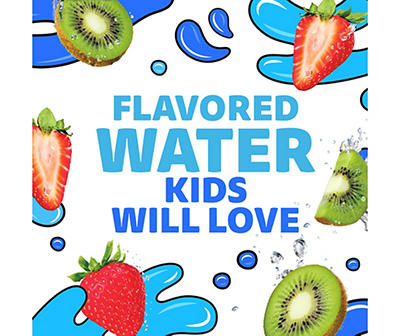 Roarin' Waters Strawberry Kiwi Flavored Water Beverage, 10-Count