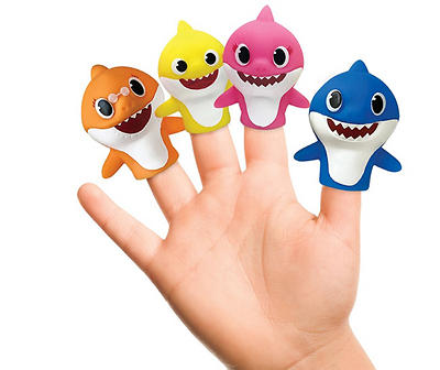 Baby Shark Finger Puppets, 4-Pack
