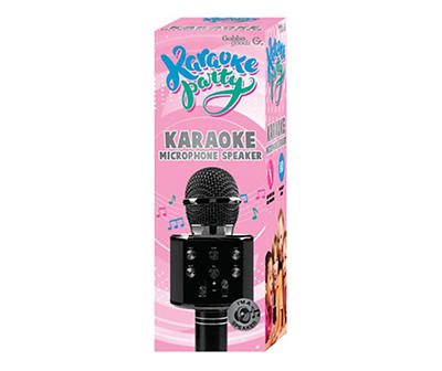 Black Karaoke Mic With Speaker