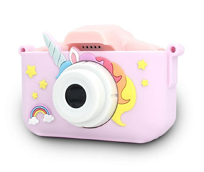 Pink Pic Perfect Kids' Digital Camera With Unicorn Skin