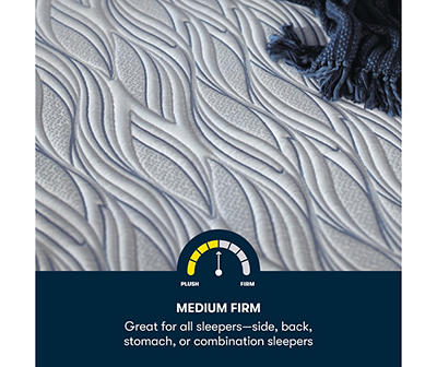 Perfect Sleeper 12" King Medium Firm Gel Memory Foam Mattress-In-A-Box