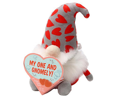 "My One & Gnomely" Valentine's Gnome Plush & Gummy Set