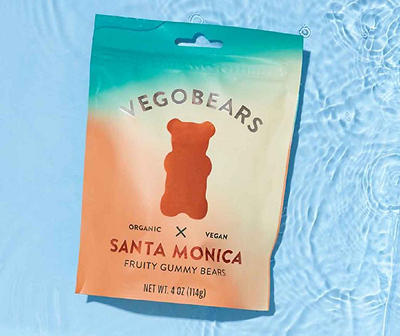 Vegobears Santa Monica Foamy Gummy Bears, 3.5 Oz.