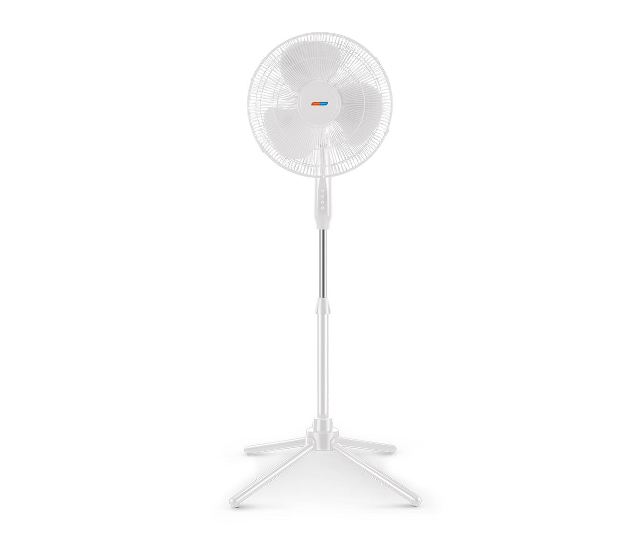 Climate Keeper 16" White Oscillating Stand Fan Big Lots