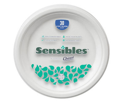 Sensibles Lunch Plates, 30-Count