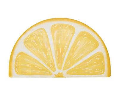 Lemon Slice Shaped Kitchen Mat