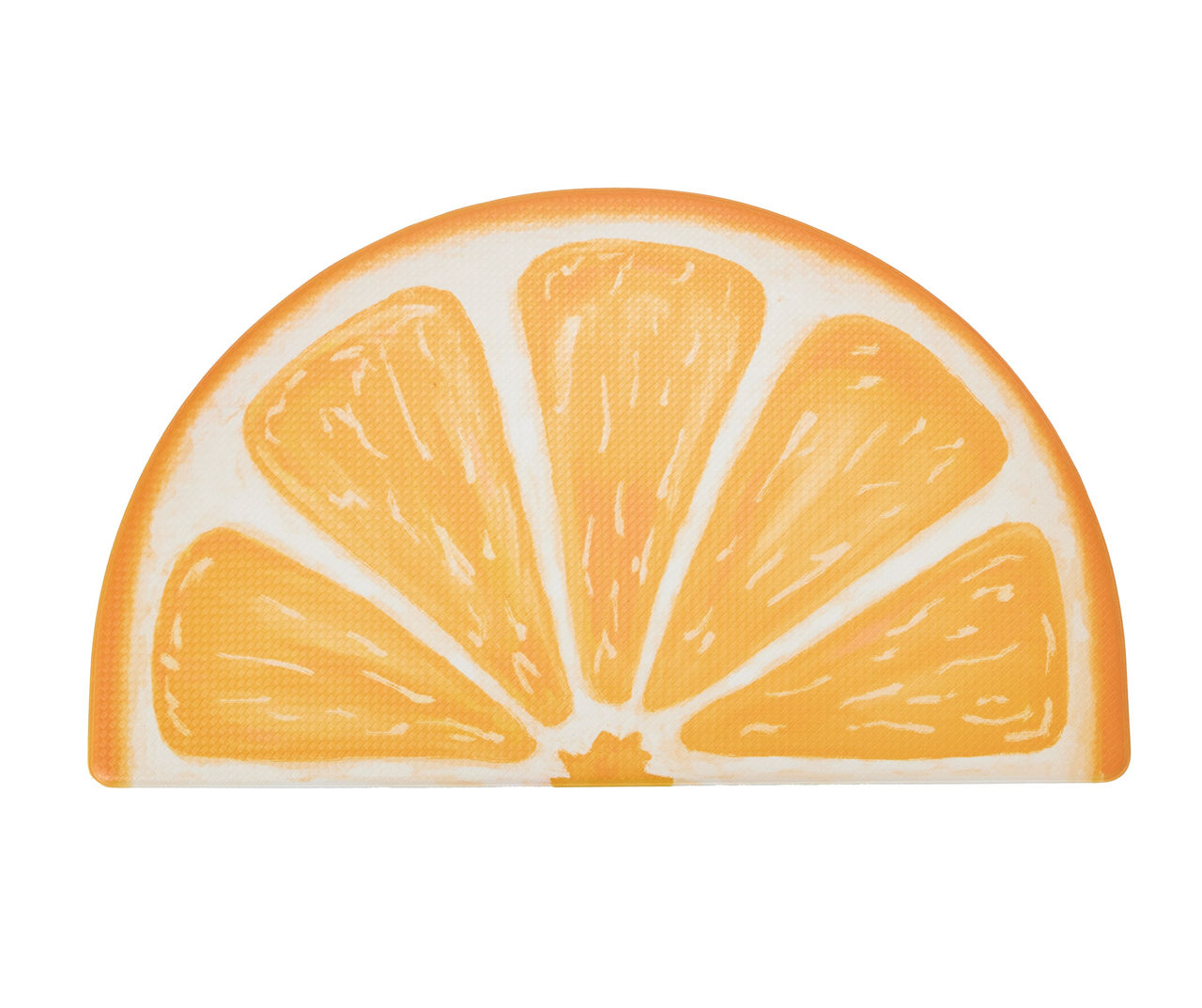 Orange Slice Shaped Kitchen Mat Big Lots