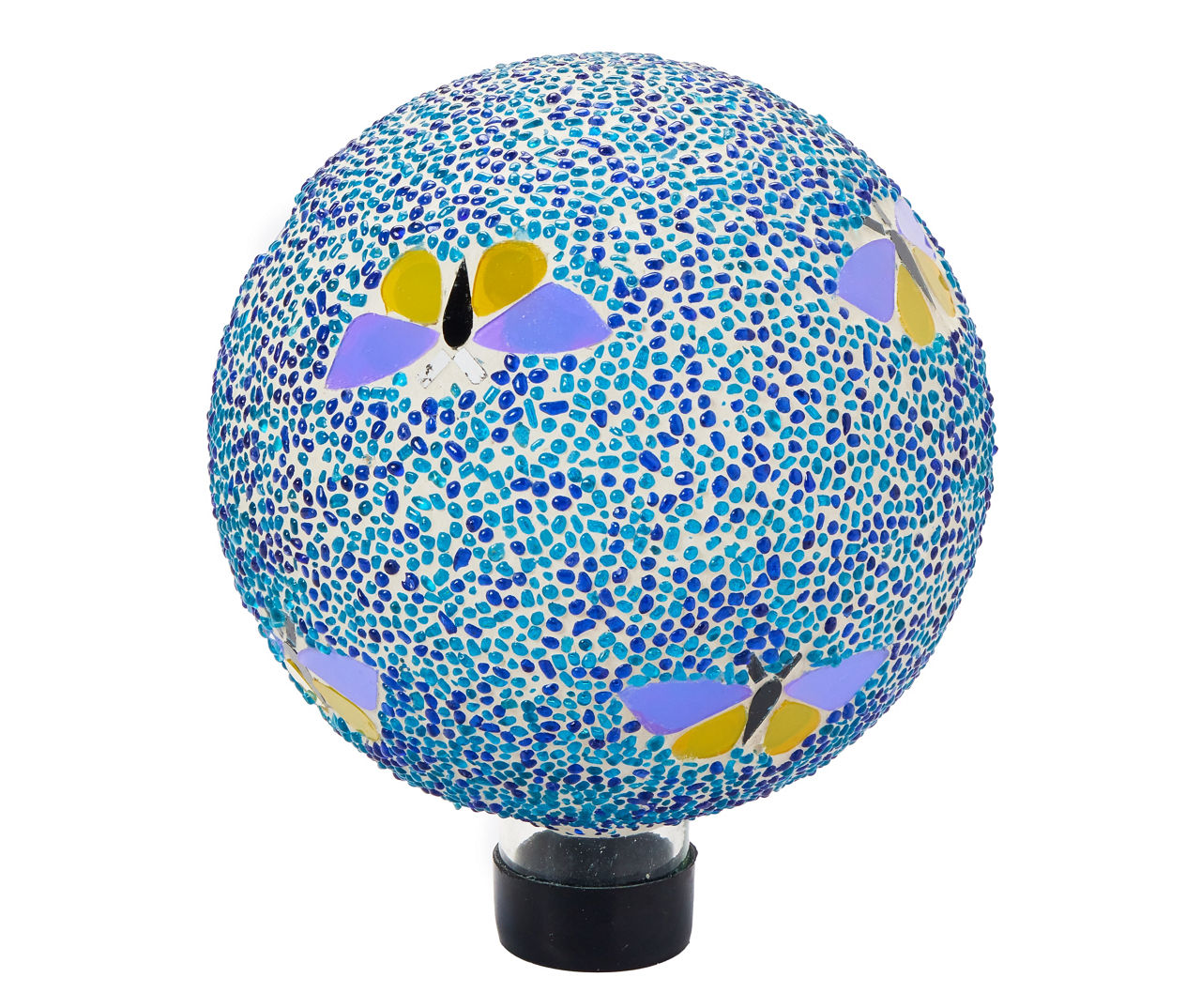 8" Butterfly Mosaic Glass Gazing Ball Big Lots