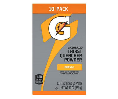 Orange Thirst Quencher Powder, 10-Pack