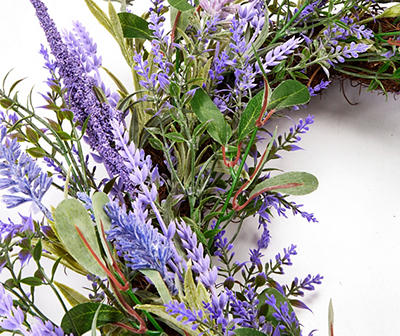 24" Lavender & Greenery Wreath