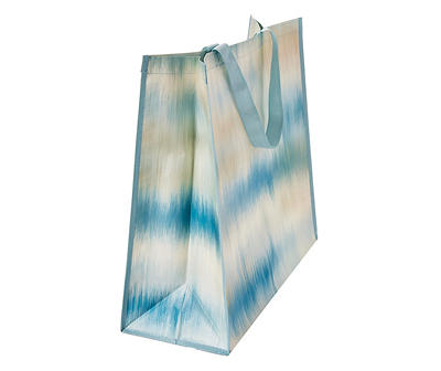 Blurred Stripe Large Reusable Tote Bag