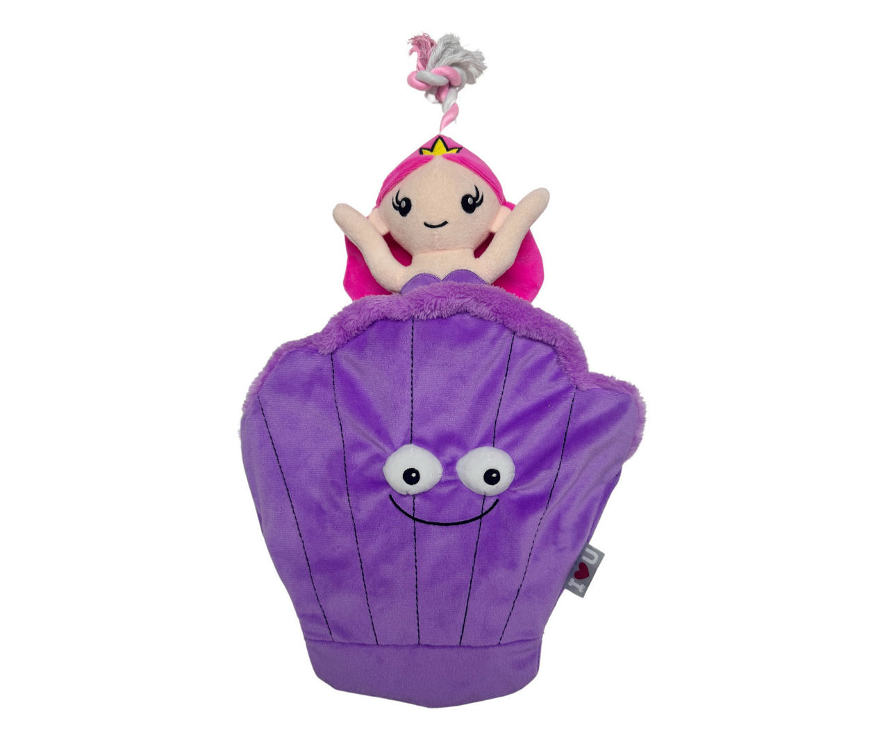 Mermaid in Shell Plush & Rope Dog Toy Big Lots