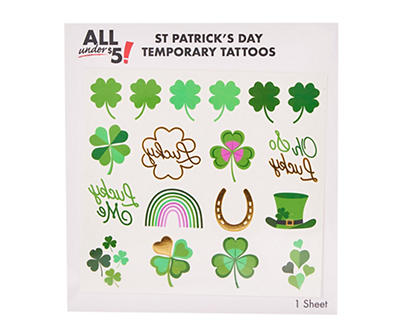 St. Patrick's Day Temporary Tattoos