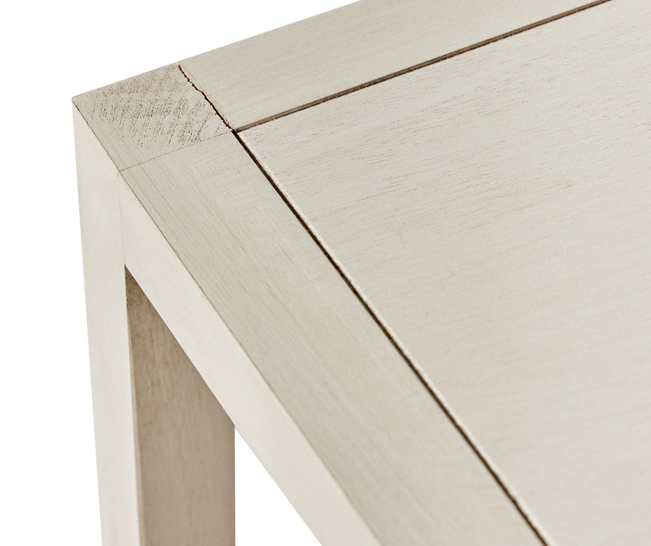 White 2-Tier Console Table