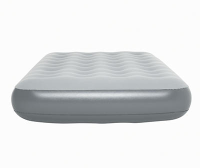 Gray 10" Twin Airbed With Pump