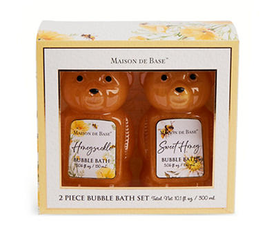 Honey Bear 2-Piece Bubble Bath Set