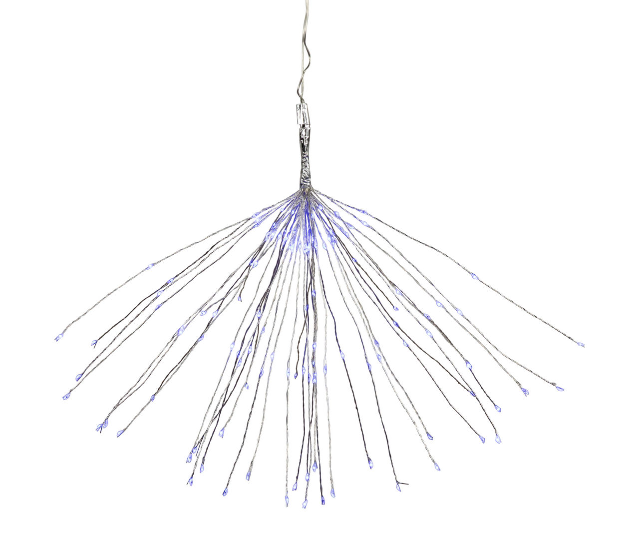 Blue & Silver Branch Firework LED Decor