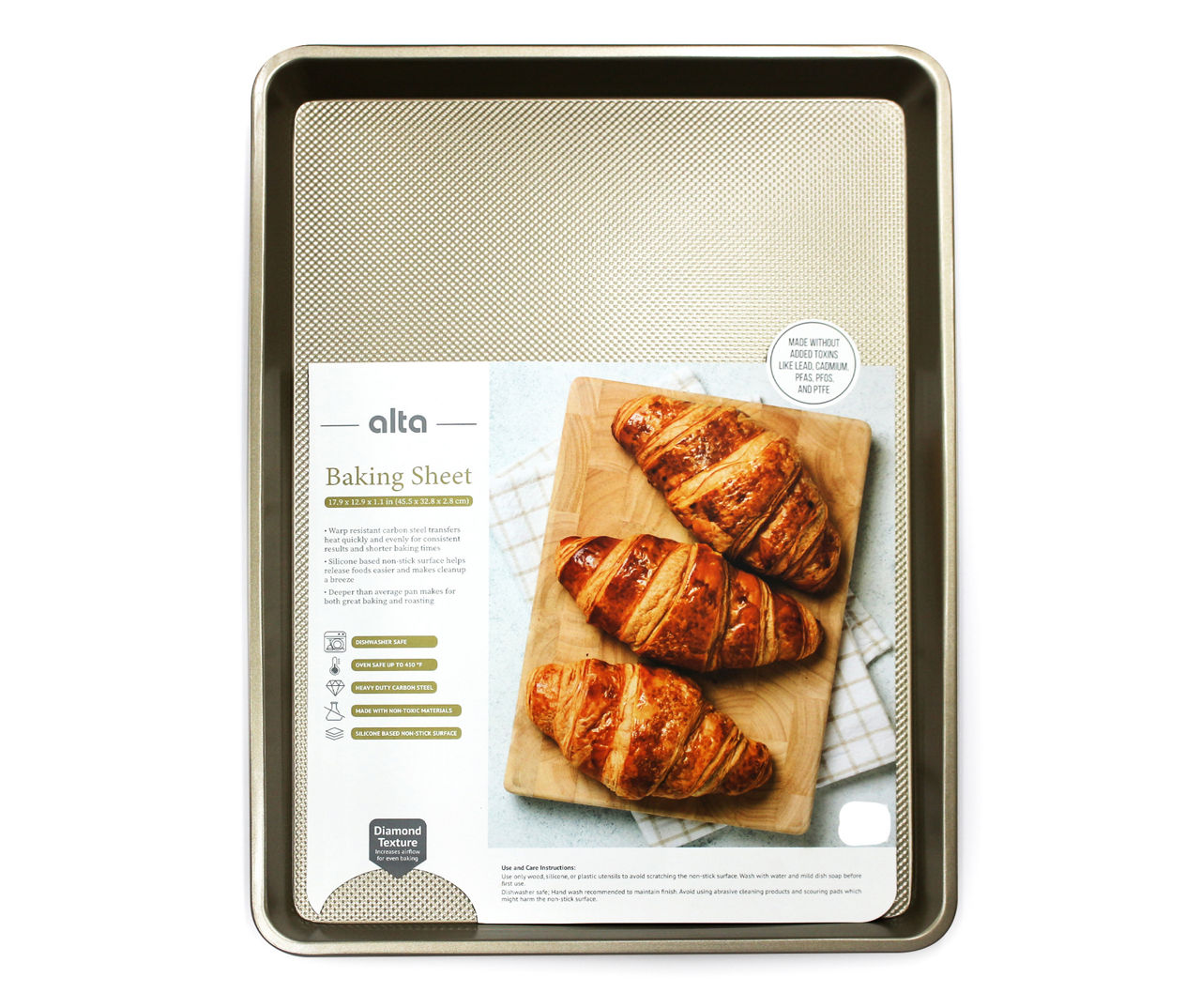 Eco Home Textured Non-Stick 17 x 12 Gold Baking Sheet | Big Lots