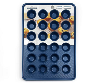 Midnight Blue 24-Cup Muffin Pan