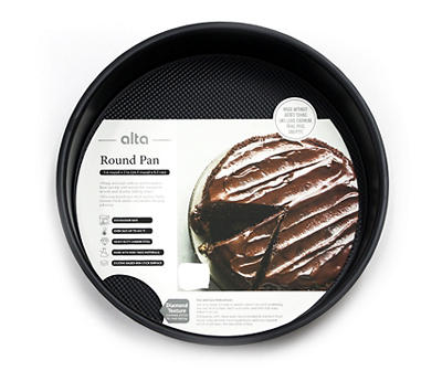 9" Black Textured Round Baking Pan