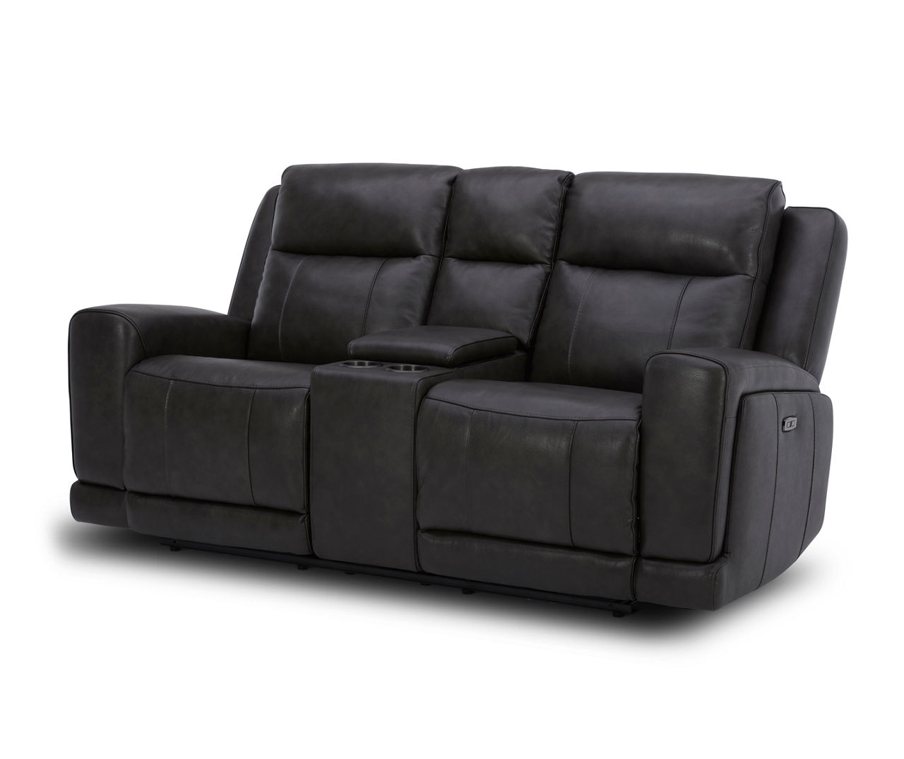 Reclining loveseat with console store big lots