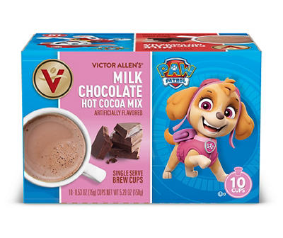 PAW Patrol Milk Chocolate Hot Cocoa 10-Pack Single Serve Brew Cups