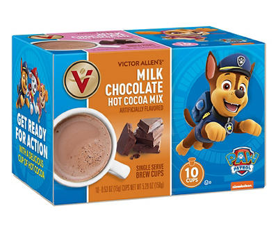 PAW Patrol Milk Chocolate Hot Cocoa 10-Pack Single Serve Brew Cups