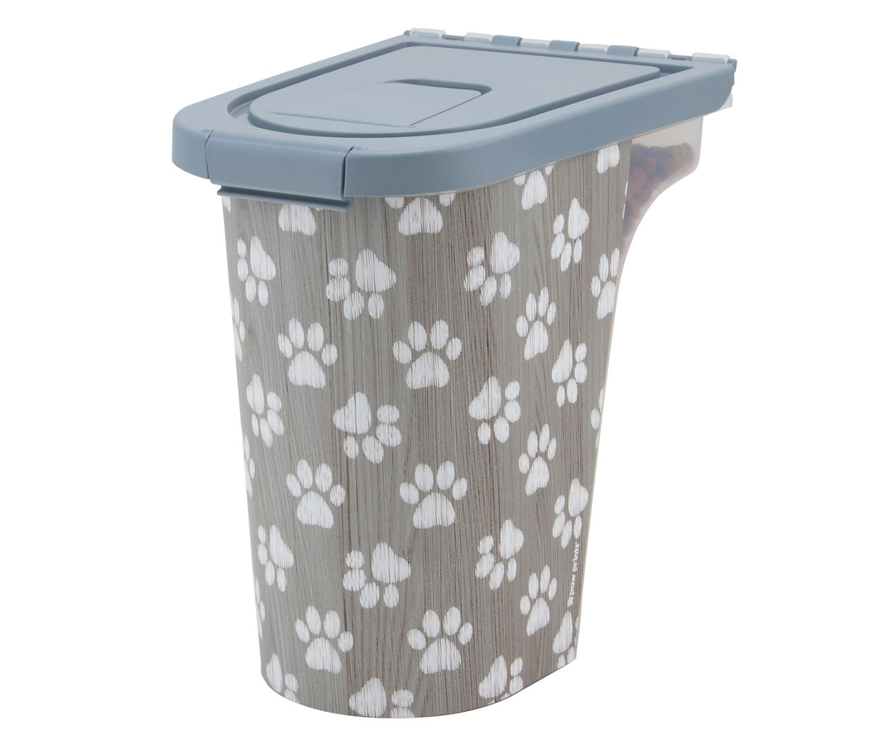 Paw prints pet food storage container best sale