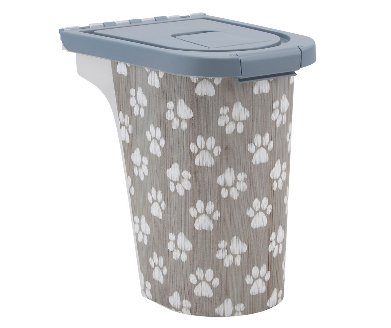 Paw prints pet food storage container hotsell