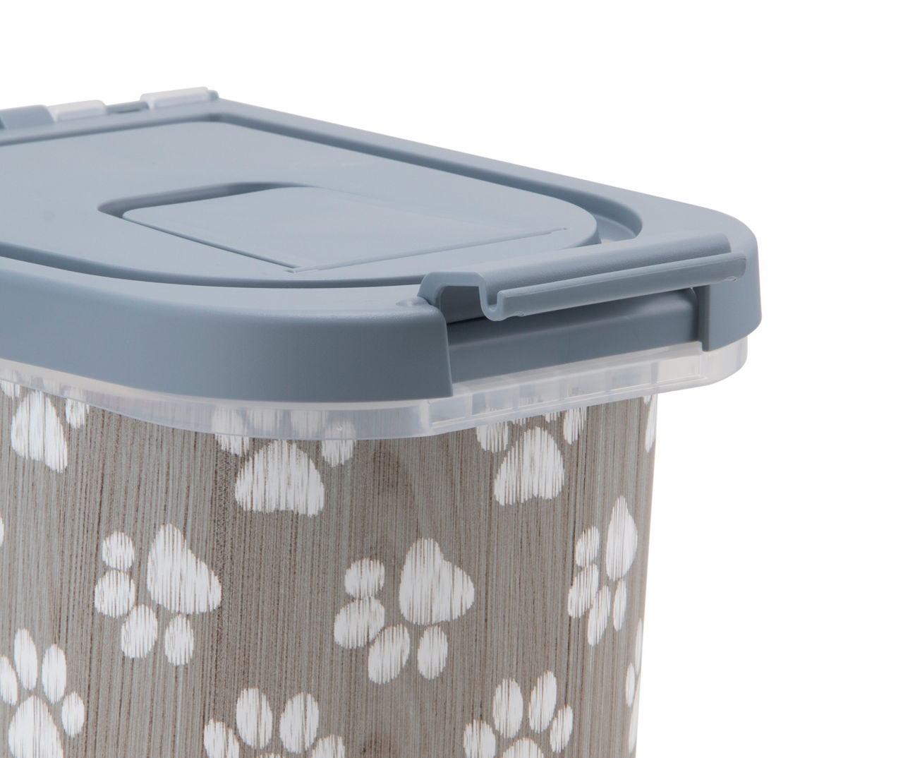 Paw prints pet food storage sale container