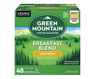 Breakfast Blend Light Roast 48-Pack Brew Cups
