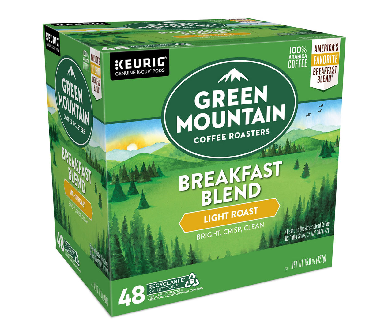 Green Mountain Breakfast Blend Light Roast 48-Pack Brew Cups | Big Lots