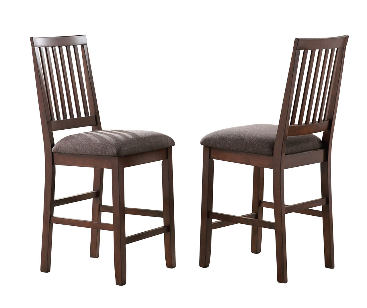 Steve Silver Galena Yorktown Upholstered CounterHeight Chairs, 2Pack