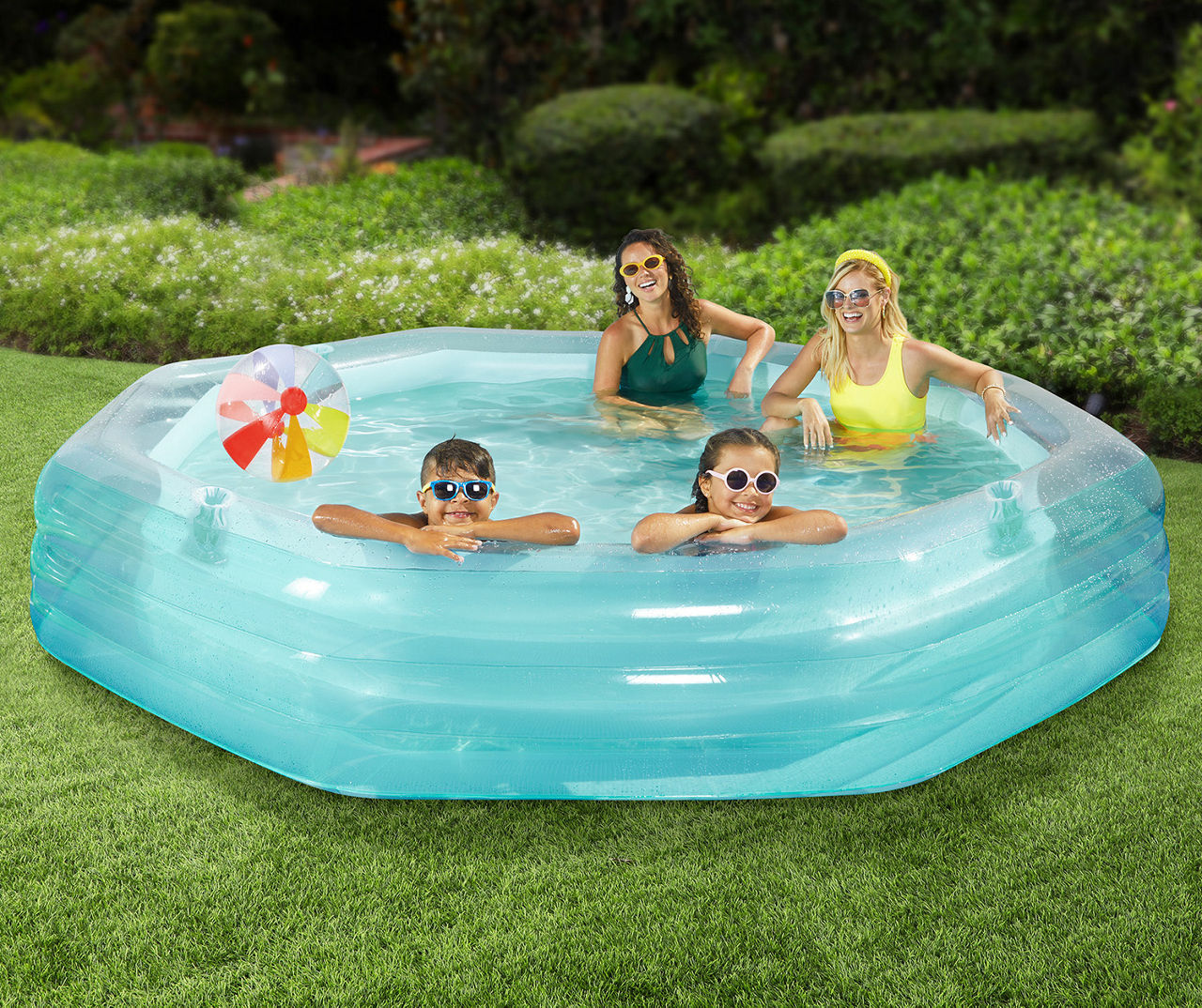 Swimming Pools for Kids Water Inflatable Children's Funny Fishing Pond Household PVC, Size: 90x90cm, Other