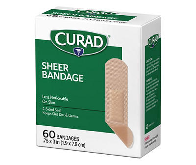 Sheer Bandages, 60-Count