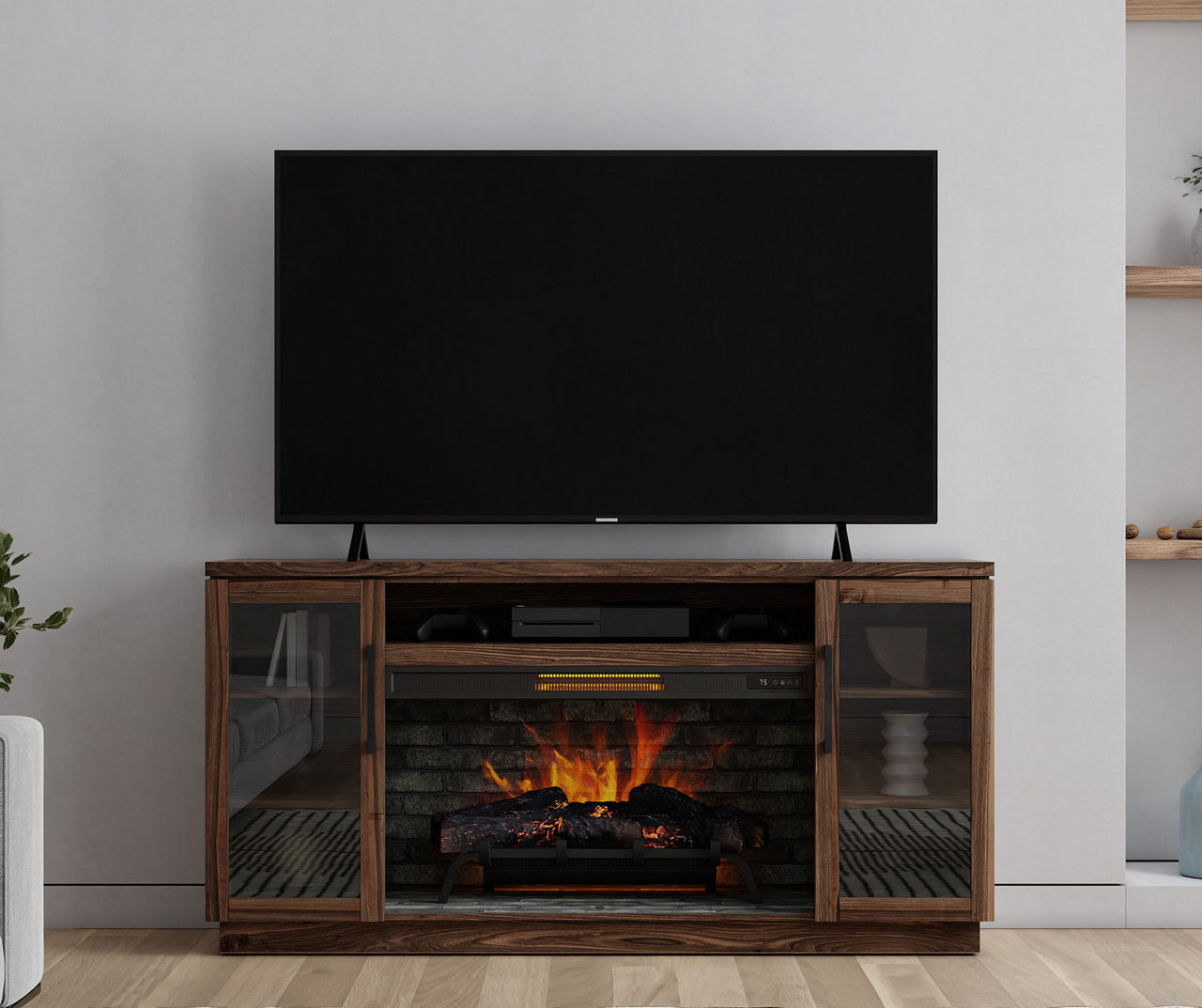 Big lots store glass tv stand